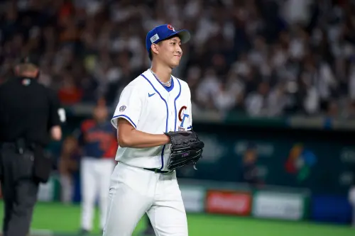 ▲從社區棒球一路打進美職，沙子宸寫下勵志的「素人傳奇」，完成解決大谷的任務後露出自信微笑。（圖／記者葉政勳攝,2026,03,06）