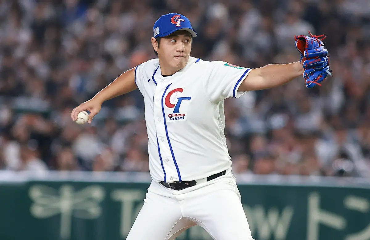 ▲日本隊WBC首戰靠著第2局狂攻10分，終場13：0提前七局戰勝台灣，賽後前日職名捕、現任球評里崎智也回顧此戰，點出中華隊先發投手鄭浩均球速真的很快、但控制力卻不佳。（圖／記者葉政勳攝）