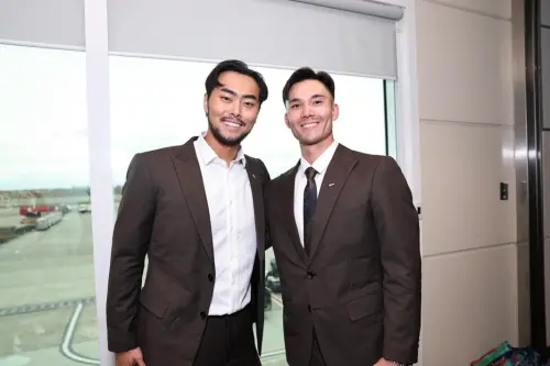 ▲費仔（右）能快速融入中華隊，昔日小聯盟隊友林家正（左）是最大推手！抵台時更貼心用地圖為他指點媽媽的故鄉台中。（圖／翻攝自費仔IG）