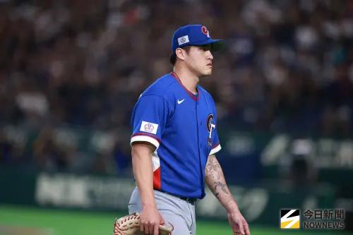 ▲WBC中華隊先發投手莊陳仲敖。2又2/3局投球沒有丟分（圖／記者葉政勳攝 ,2026.03.07）