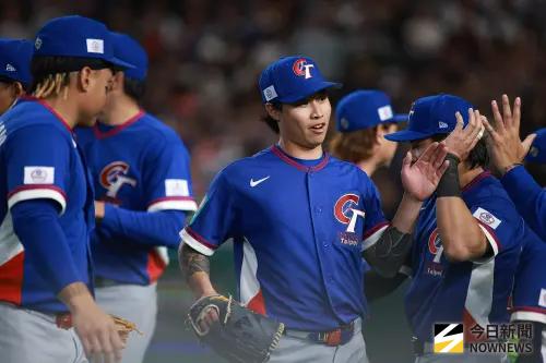 ▲WBC中華隊中繼投手林昱珉對捷克投超過30球，必須休息一天，對韓國不能出賽。（圖／記者葉政勳攝 ,2026.03.07）