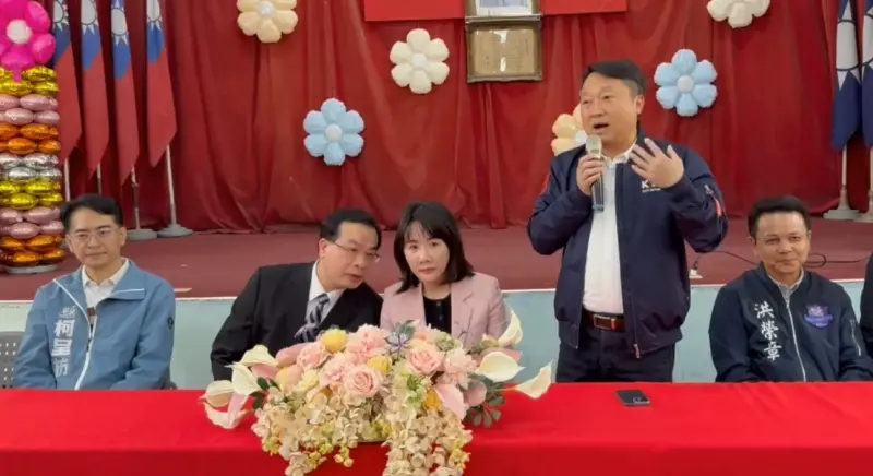    ▲國民黨彰化縣黨部今天在溪湖鎮中山堂新春團拜，有意爭取縣長提名者皆與會。（圖／國民黨彰化縣黨部提供，2026.03.07）  