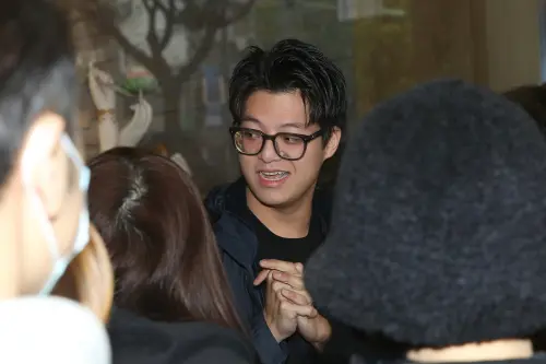 ▲袁義（如圖）表示，雖然他沒有特別跟爸爸說和解的話，但相信爸爸都會知道。（圖／邱曾其攝影）