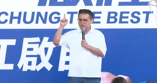 ▲台中市長盧秀燕子弟兵、立委黃健豪主動站出來，力挺江啟臣參選台中市長。（圖／江啟臣提供，2026.03.07）