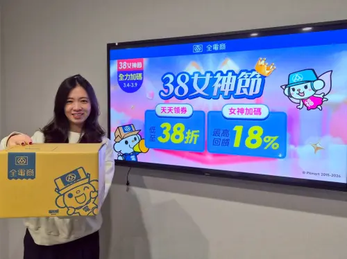 ▲38婦女節期間使用PX Pay或全支付結帳，折後消費每滿1000元送800福利點。（圖／全聯提供pxmart.com.tw）