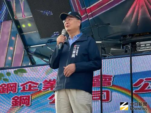 ▲高雄市政府勞工局局長江健興致詞。(圖／記者黃守作攝，2026.03.07)