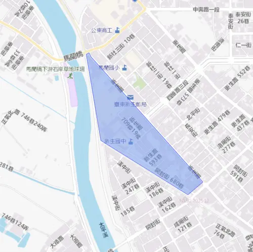 ▲台東縣台東市部分地區將於9日凌晨0時起8.5小時。（圖／翻攝自台灣自來水公司web.water.gov.tw/）