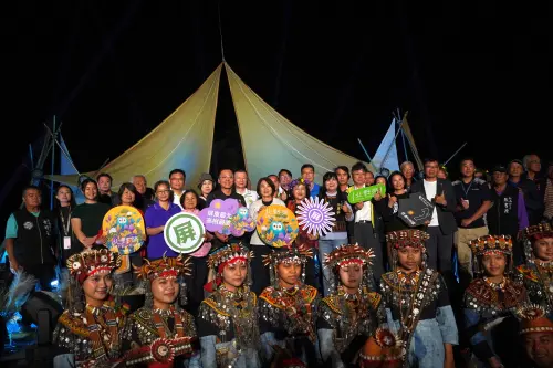 屏東北野祭在高樹　煙火無人機點亮屏北夜空