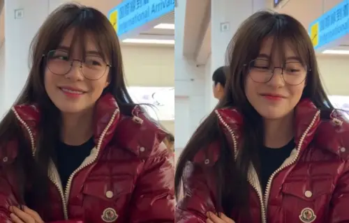 ▲李多慧發現粉絲為了看韓國啦啦隊而看比賽後，直接露出鄙視臉。（圖／IG@dragonbeautiesdahyelee）