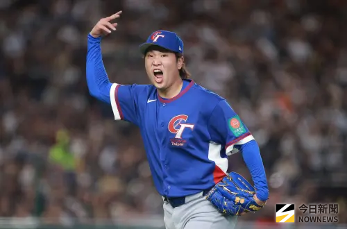 ▲中華隊先發投手「台灣金孫」古林睿煬今日開局展現宰制力，狂飆156公里火球驚艷全場。（圖／記者葉政勳攝,2026.3.8）