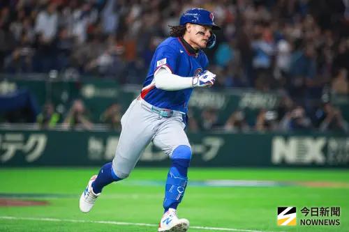 ▲張育成昨日對上韓國隊，敲出陽春全壘打，幫助中華隊先馳得點。（圖／記者葉政勳攝 ,2026.03.08）