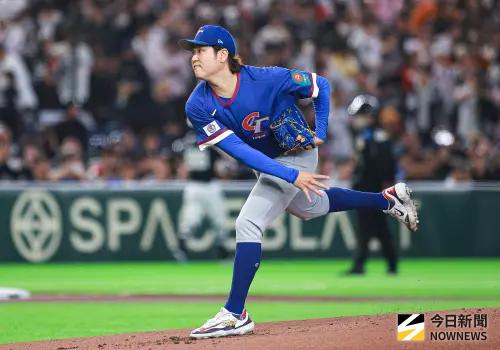 ▲2026年世界棒球經典賽台韓大戰，古林睿煬先發前四局威風八面，完全封鎖韓國打者。（圖／記者葉政勳攝 ,2026.03.08）