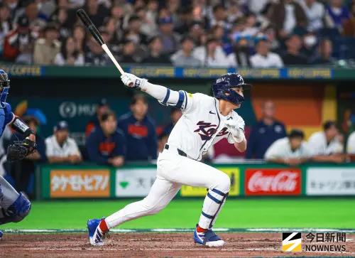 ▲WBC韓國隊中外野手李政厚。（圖／記者葉政勳攝 ,2026.03.08）