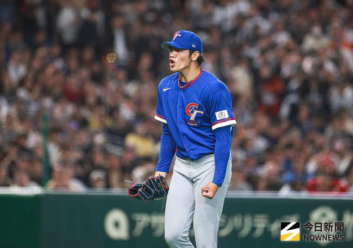 ▲運動家隊2A先發投手林維恩上演不可思議的「背後接球」神蹟，美技畫面瞬間登上小聯盟官網引發全美熱議。（圖／記者葉政勳攝）