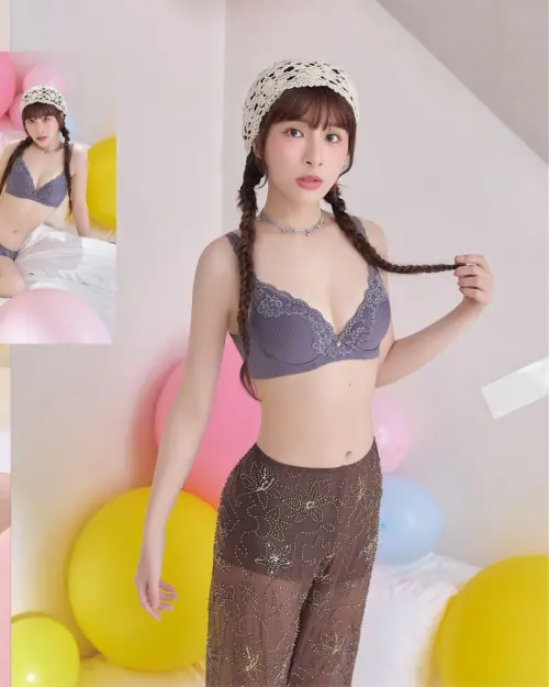 ▲▼峮峮轉分享代言的內衣品牌照片，宣傳折扣優惠。（圖／廠商IG）