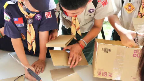 ▲大會亮點結合「Scouts for SDGs」與「未來創客」實作，展現高雄童軍接軌國際、關注永續與科技實作的教育成果。（圖／高市府教育局提供）
