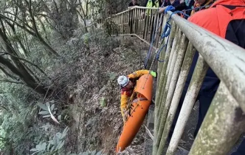 彰化八卦山登山步道意外　70歲男跌落「13層樓深」山谷不治