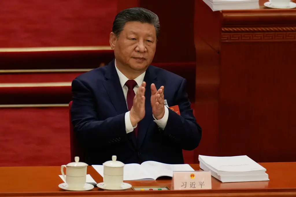 ▲中國國家主席習近平4日出席兩會開幕式。（圖／美聯社／達志影像）