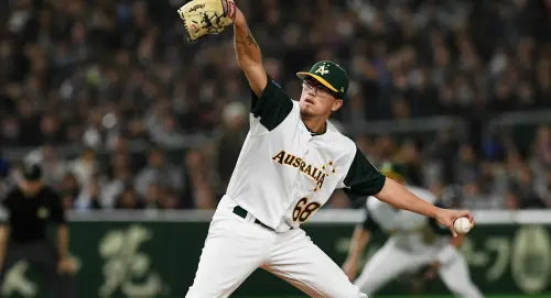 ▲威爾斯並非以極速火球見長的投手，他的直球均速約在145公里上下，但他卻是國際賽中極難對付的「控球派」左投。（圖／取自World Baseball Classic X）