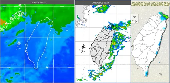 ▲氣象專家吳德榮表示，今（9）日下午起至明（10）日鋒面掠過，北台灣雨區擴大、越晚越冷，將觸及「大陸冷氣團」定義，本島平地的最低氣溫將跌破10度；週四（12日）將有另一波「大陸高壓」前緣通過，直到週五（13日）才回溫。（圖／氣象應用推廣基金會．洩天機教室）
