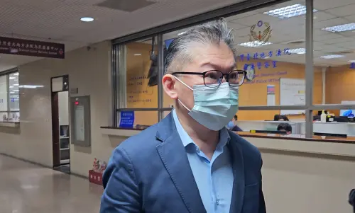 ▲宏泰集團執行董事林鴻南的辦公室位於台北市松山區「宏泰世界大樓」，夫人王婉玲曾在2024年深夜前往一樓大廳鬧事。（圖／記者劉松霖攝，2025.10.23）