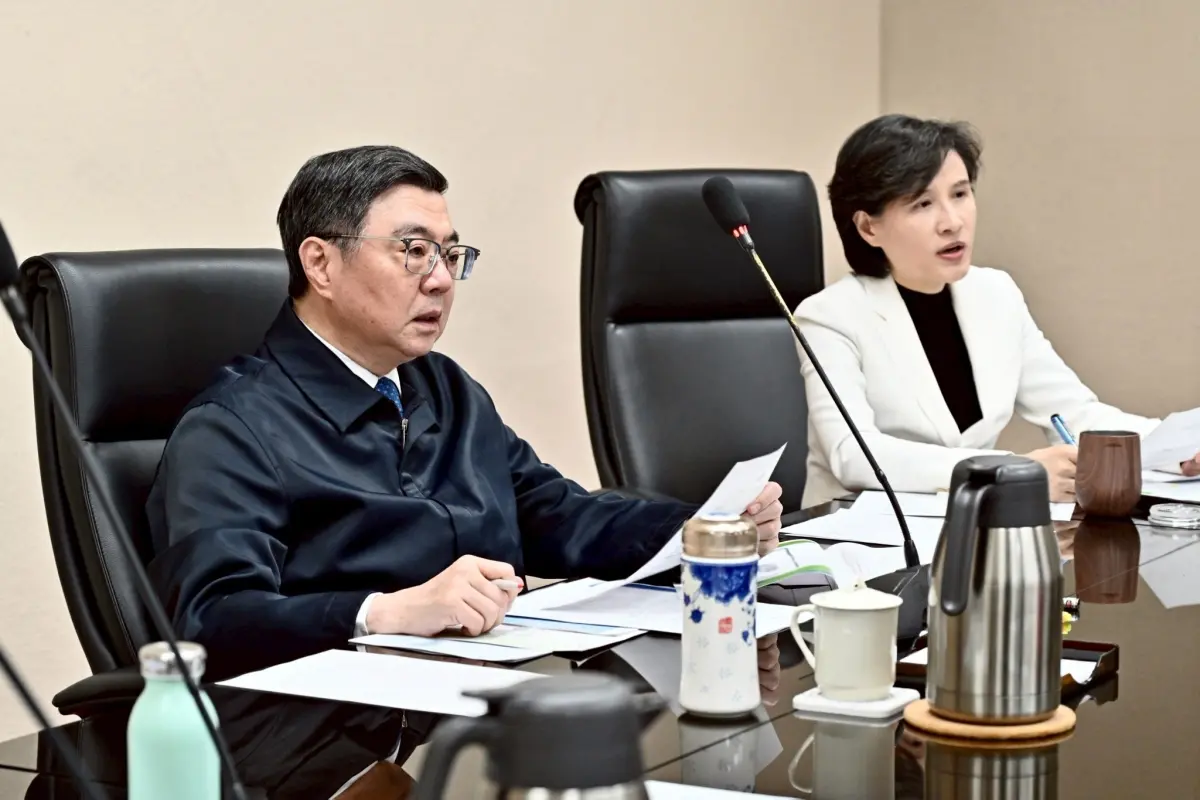 ▲因應中東情勢，行政院今日再度邀集相關部會召開會議。（圖／行政院提供）