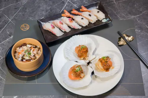 ▲日式buffet「旭集」有新菜，用上真鯛、扇貝等食材。（圖／旭集提供https://www.xujisunrise.com.tw）