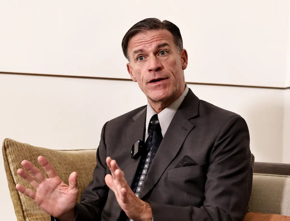 ▲「期限就是『今天』」，阿奎利諾說，台灣國防部無論是今天或每一天都有責任保衛台灣人民，如果有人聲稱「沒關係，可以再等等」，那對他而言都是不可接受的答案。（圖／記者吳翊緁攝影）