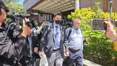 ▲澳洲男子Alex Shorey證稱，楊姓女子因為仍忘不了過世的前夫，希望與他維持開放式關係，但後來顯露控制欲，曾拿走他的護照。（圖／記者劉松霖攝）