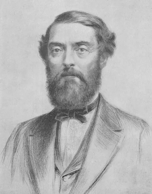 ▲1859年德雷克（Edwin Drake）在賓州泰托思維爾鎮想要開採鹽巴，卻意外挖到石油田，成為第一個挖到原油的美國人，也開創石油運用現代化。（圖／維基百科）