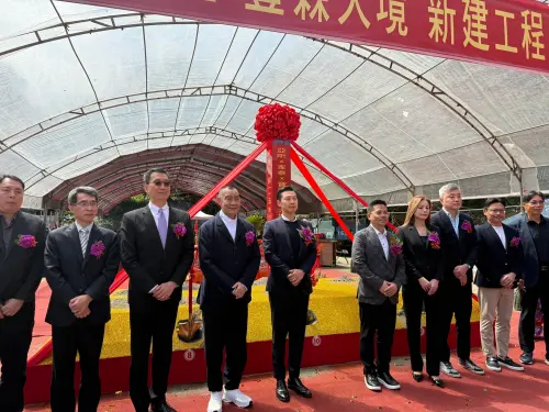 ▲「豐森大境」今（11）日舉辦開工典禮，預計在2030年完工。（圖／記者張家瑋攝）