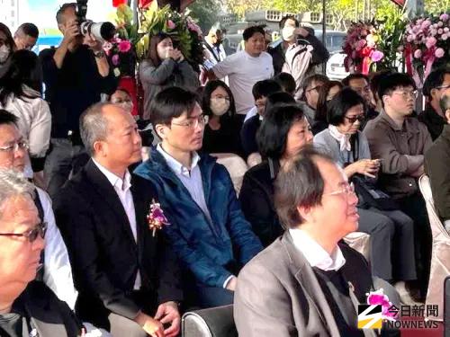 ▲產業園區管理局舉行楠梓科技第3園區日月光廠房大樓新建工程動土儀式，有產官代表與會。(圖／記者黃守作攝，2026.03.11)