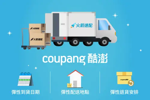 ▲Coupang酷澎推出業界唯一，彈性到貨日期、彈性配送地點及彈性退貨安排共三項配送服務，顧客可依照自身的需求安排客製化配送服務。（圖／酷澎提供）