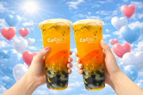 ▲CoCo百香雙響炮2杯99元手搖飲料優惠。（圖／CoCo都可cocofreshtea.ca）