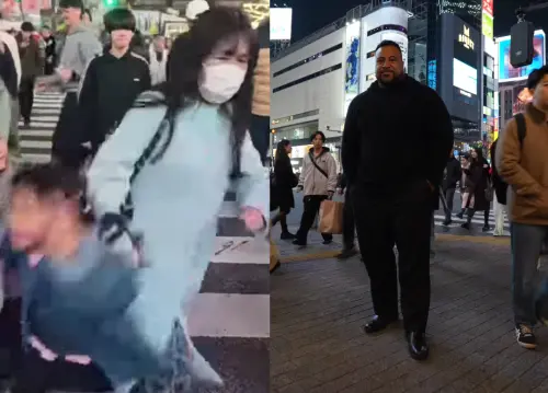 台灣女童澀谷被撞飛！澳洲巨漢親赴現場實測直呼「好失望」
