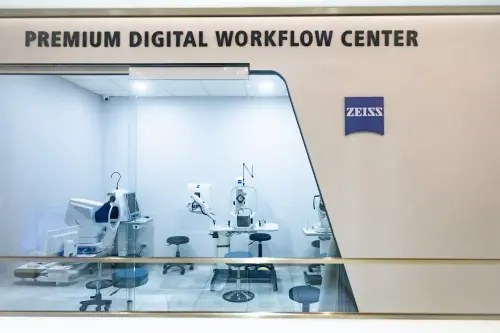 ▲德國蔡司高階數位檢查中心將所有數據串聯與整合，大幅降低人工誤差風險，讓醫病溝通更精準順暢，提升效率與品質。（圖／綻亮眼科專科提供）