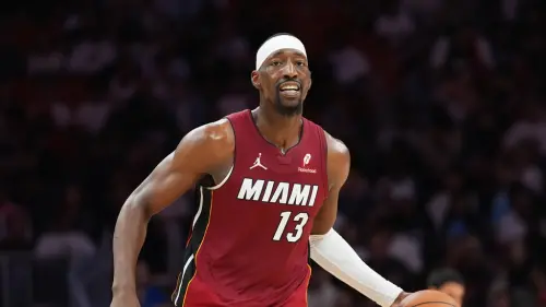 ▲除了字母哥，熱火仍有阿德巴約（Bam Adebayo）坐鎮禁區。（圖／美聯社／達志影像）