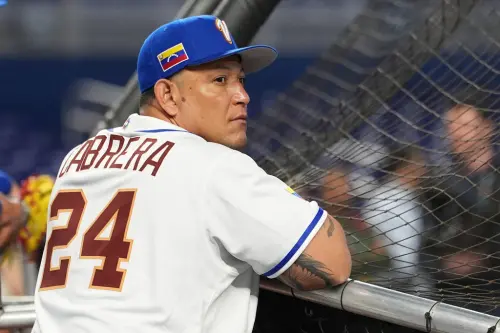 ▲大聯盟傳奇巨星卡布雷拉（Miguel Cabrera），擔任本屆WBC委內瑞拉打擊教練。（圖／美聯社／達志影像）