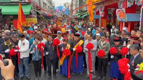 陸軍203旅支援金唐殿香科遶境深化軍民情感