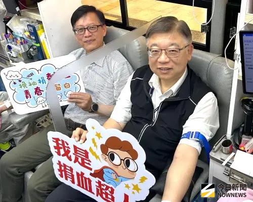挽袖捐血紓解血荒！台灣中油公司煉製事業部舉辦公益捐血活動