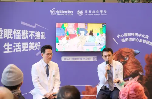▲醫師提醒，若長期打鼾、睡眠品質差或白天精神不濟，應及早接受評估。（圖／亞東醫院提供）