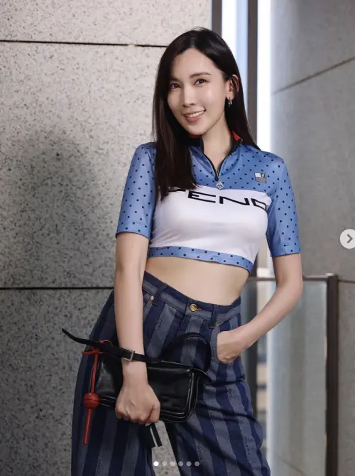 ▲陳若儀（如圖）擁有高挑身材與清新氣質，有「小林志玲」美稱。（圖／翻攝自陳若儀IG）