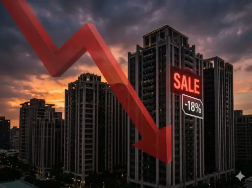 房價全面下跌！台中大里30萬→24萬　PTT戰翻酸：頭期款五倍賠光
