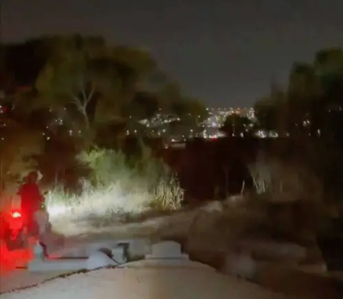 導航帶去墓仔埔　外送員受困驚魂警10分救援