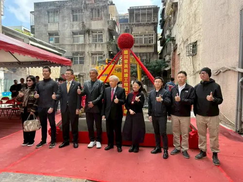 ▲台北市中正區河堤段」危老重建案於今日（13）舉行開工動土典禮，由國家住都中心、金陵開發、劉致錚建築師事務所及信升昌營造共同出席 。（圖／國家住都中心提供hurc.org.tw/）