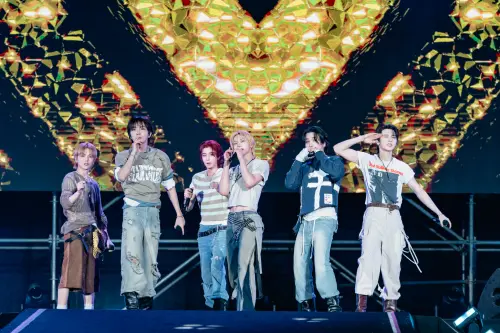 ▲BOYNEXTDOOR首度參加高雄櫻花季，是今晚的壓軸演出。（圖／讀者提供）