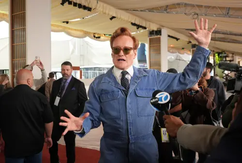 ▲98屆奧斯卡金像獎頒獎典禮今早舉行，今年由康納歐布萊恩（中）擔任主持人。（圖／美聯社／達志影像）