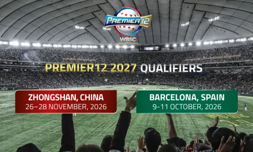 ▲世界棒壘球總會表示，這次12強將會有兩組資格賽，分別在中國廣東省中山市（2026年11月26日至28日）、西班牙巴賽隆納（2026年10月9日至11日）舉行。（圖/X@WBSC）