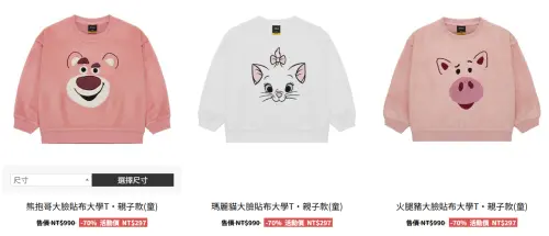 ▲記者曾在門市採買瑪麗貓T恤，原價990元，當時門市活動入手約790元，官網目前絕版品出清是297元。