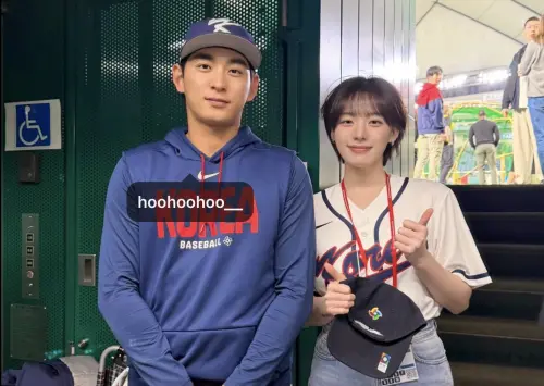 河智媛同框WBC韓國隊長李政厚！粉絲驚呼：根本像失散多年的兄妹